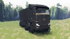 Mercedes-Benz Actros (MP4) chassis для Spin Tires