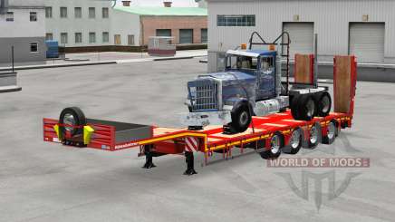 Kassbohrer with cargos v1.1 для American Truck Simulator