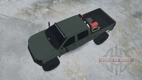 Chevrolet Silverado 3500 HD Crew Cab для Spintires MudRunner