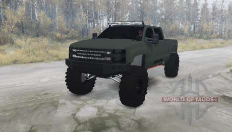 Chevrolet Silverado 3500 HD Crew Cab для Spintires MudRunner