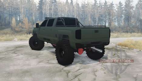 Chevrolet Silverado 3500 HD Crew Cab для Spintires MudRunner