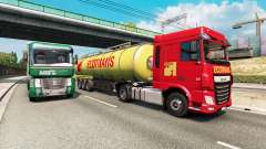 Painted truck traffic pack v2.5 для Euro Truck Simulator 2