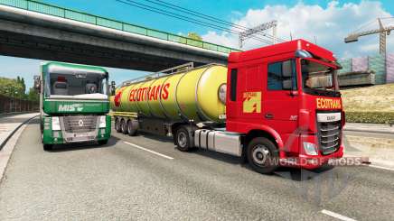 Painted truck traffic pack v2.5 для Euro Truck Simulator 2