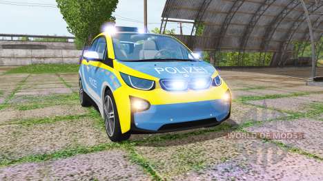 BMW i3 (I01) autobahnplizei для Farming Simulator 2017