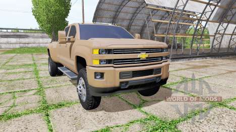 Chevrolet Silverado 3500 HD Crew Cab для Farming Simulator 2017