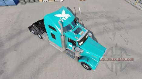 Скин Tum на тягач Kenworth W900 для American Truck Simulator