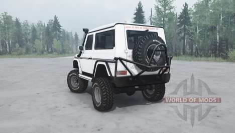 Mercedes-Benz G 500 SWB (W463) v1.1 для Spintires MudRunner