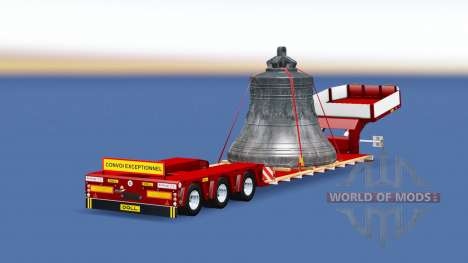 Doll Vario with big bell для Euro Truck Simulator 2