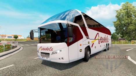 Bus traffic v1.7 для Euro Truck Simulator 2