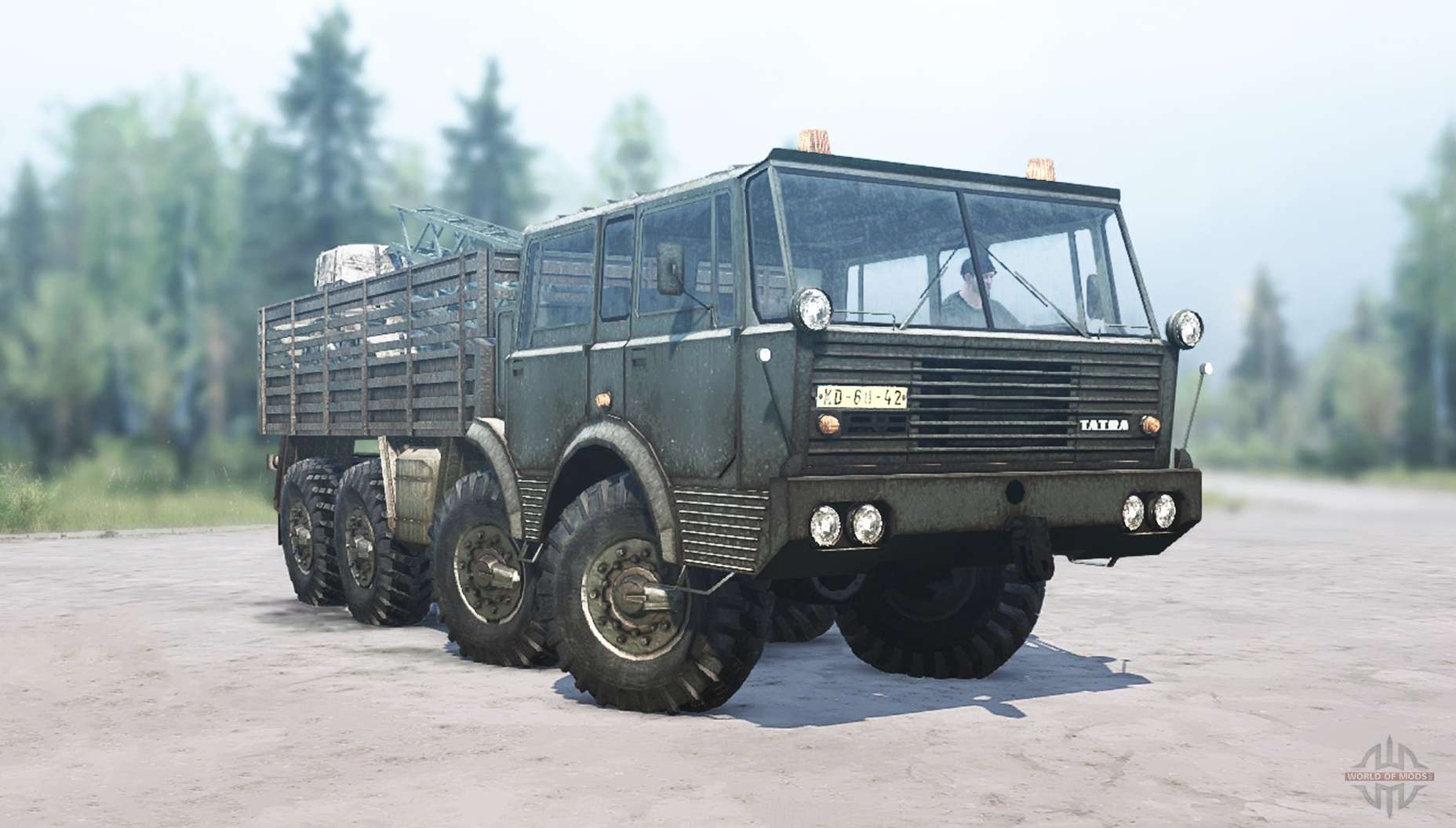 Tatra T813 для Spintires MudRunner.
