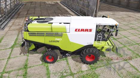 CLAAS Lexion 740 v2.0.1 для Farming Simulator 2017