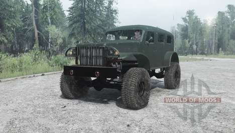 Dodge WC-53 Carryall (T214) 1942 для Spintires MudRunner