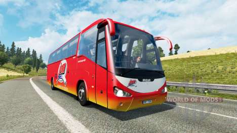 Bus traffic v1.9 для Euro Truck Simulator 2