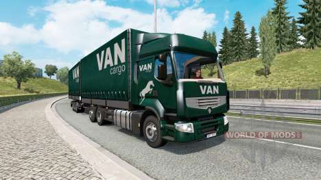 Tandem truck traffic v1.7 для Euro Truck Simulator 2