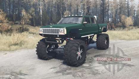 Jeep Comanche monster для Spintires MudRunner