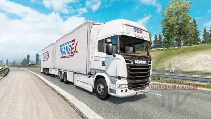 Tandem truck traffic v1.7 для Euro Truck Simulator 2