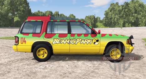 Gavril Roamer Tour Car Beamic Park v1.1 для BeamNG Drive