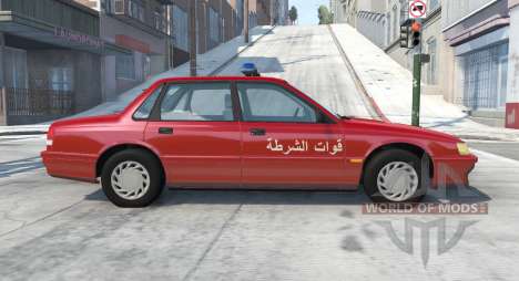 Ibishu Pessima Syrian Police для BeamNG Drive