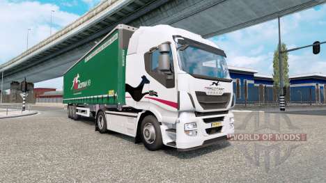 Painted truck traffic pack v4.5 для Euro Truck Simulator 2