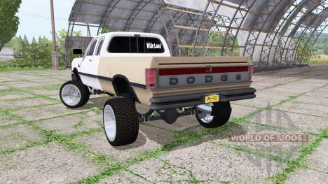 Dodge Ram D250 Club Cab 1991 для Farming Simulator 2017