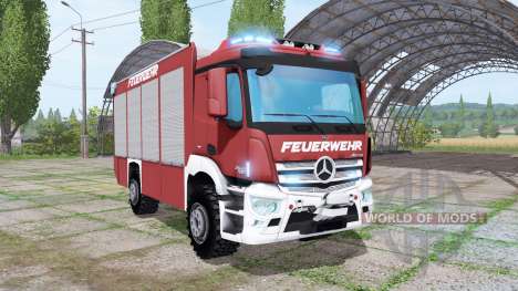 Mercedes-Benz Antos Feuerwehr для Farming Simulator 2017