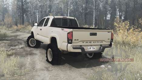 Toyota Tacoma TRD Off-Road Access Cab 2016 для Spintires MudRunner