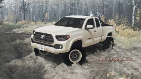 Toyota Tacoma TRD Off-Road Access Cab 2016 для Spintires MudRunner