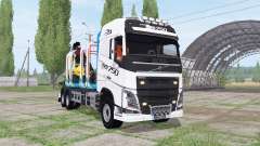 Volvo FH16 750 6x4 Globetrotter Timber Truck для Farming Simulator 2017