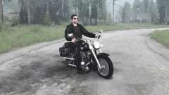 Harley-Davidson FLSTF Fat Boy для MudRunner