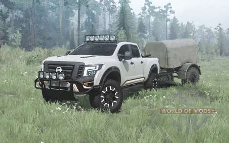 Nissan Titan для Spintires MudRunner