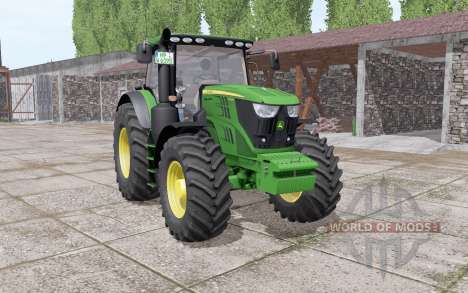 John Deere 6195R для Farming Simulator 2017