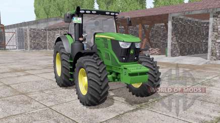 John Deere 6195R v2.0 для Farming Simulator 2017