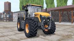 JCB Fastrac 4220 orange more options для Farming Simulator 2017