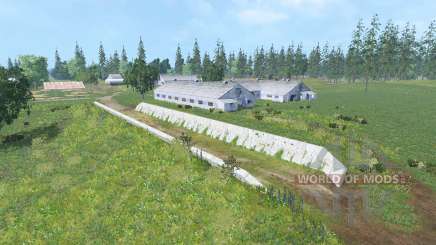 Село Курай v2.1 для Farming Simulator 2015