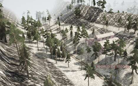 Across the Mountains для Spintires MudRunner