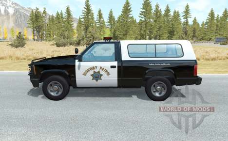 Gavril D-Series California Highway Patrol для BeamNG Drive