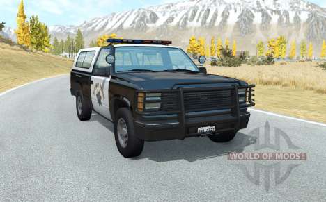 Gavril D-Series California Highway Patrol для BeamNG Drive