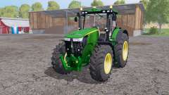 John Deere 7310R twin wheels для Farming Simulator 2015