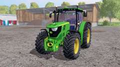 John Deere 6170R twin wheels для Farming Simulator 2015