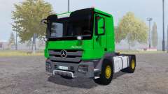 Mercedes-Benz Actros (MP3) green для Farming Simulator 2013