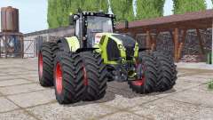 CLAAS Axion 870 double wheels для Farming Simulator 2017