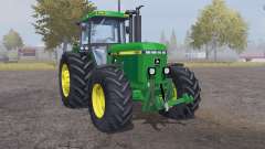 John Deere 4455 moderate lime green для Farming Simulator 2013