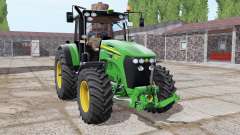 John Deere 7830 lime green для Farming Simulator 2017