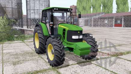 John Deere 6330 dual rear для Farming Simulator 2017