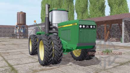 John Deere 8960 narrow twin wheels для Farming Simulator 2017
