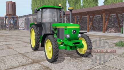 John Deere 3050 narrow wheels для Farming Simulator 2017