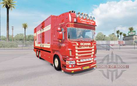 Scania R620 Fleurs для American Truck Simulator