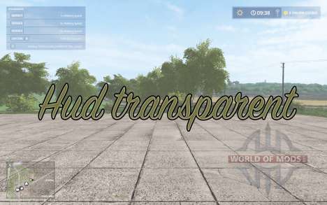 Hud transparent для Farming Simulator 2017