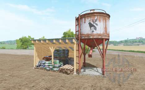 Refill Station with Fertilizer and Seeds для Farming Simulator 2017