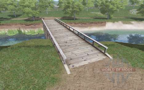 Деревянный мост для Farming Simulator 2017